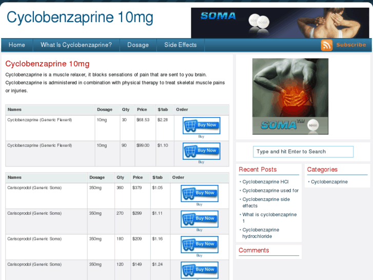 www.cyclobenzaprine10mg.com