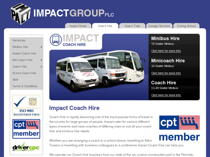 www.impactcoachhire.co.uk