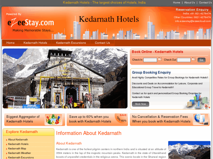 www.kedarnath-hotels.com