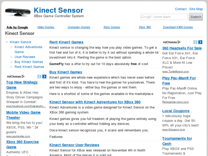 www.kinectsensor.info