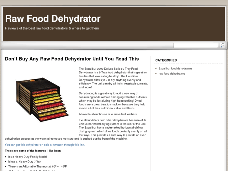 www.rawfooddehydrator.net