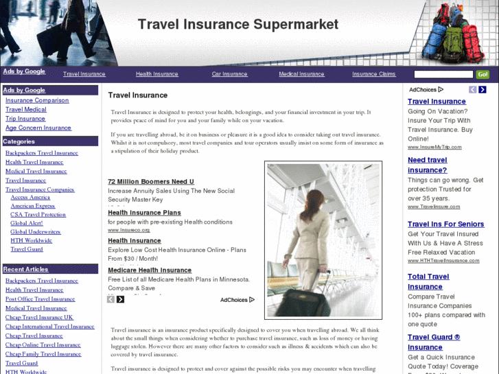 www.travelinsurancesupermarket.net