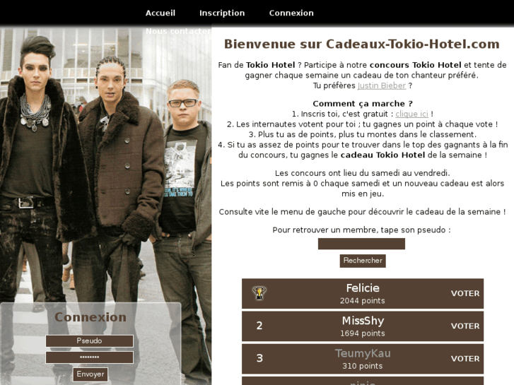 www.cadeaux-tokio-hotel.com