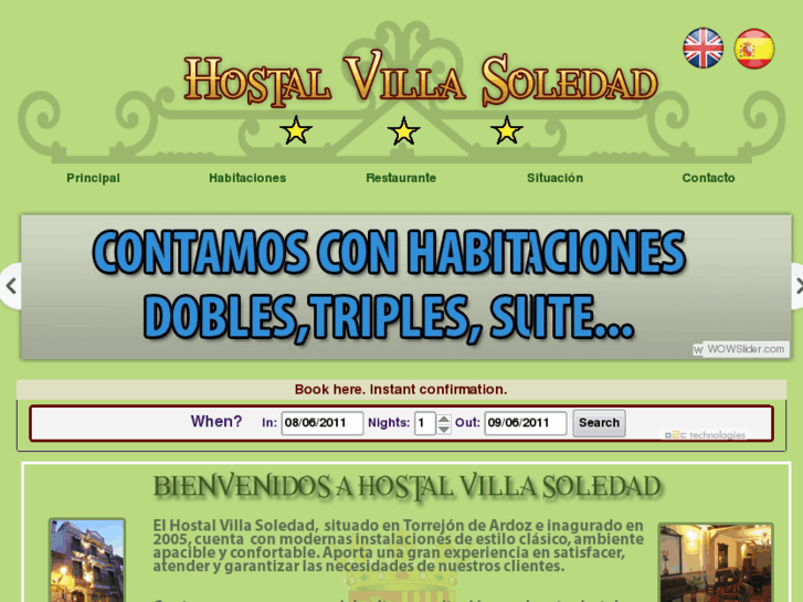 www.hostalvillasoledad.com