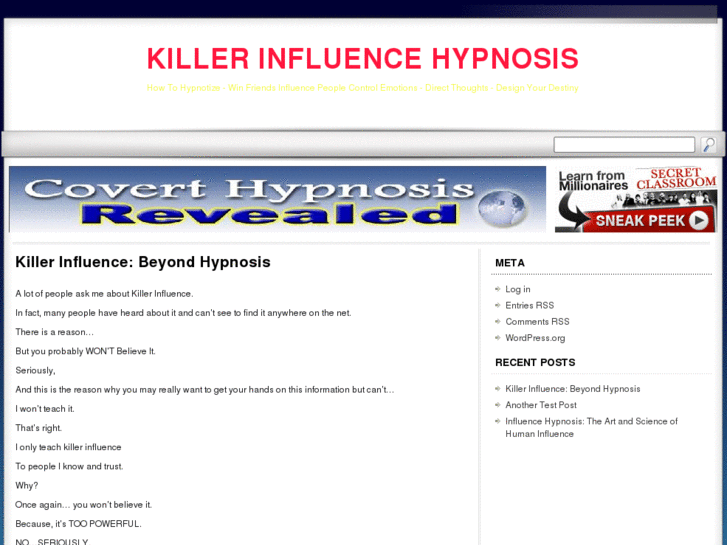 www.influencehypnosis.com