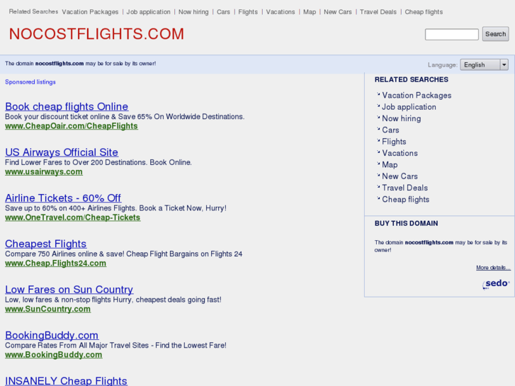 www.nocostflights.com