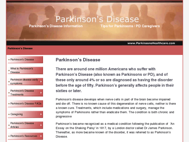 www.parkinsonshealthcare.com