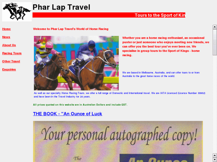 www.pharlaptravel.com