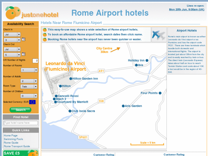 www.rome-airport-hotels.com