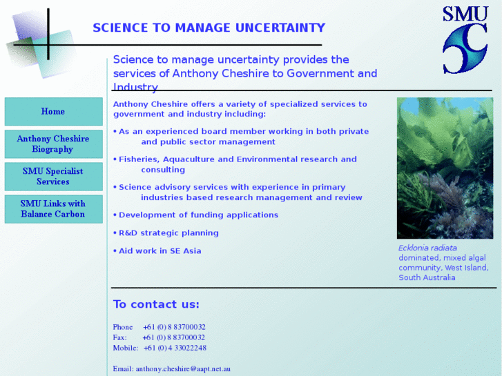 www.science-to-manage-uncertainty.com