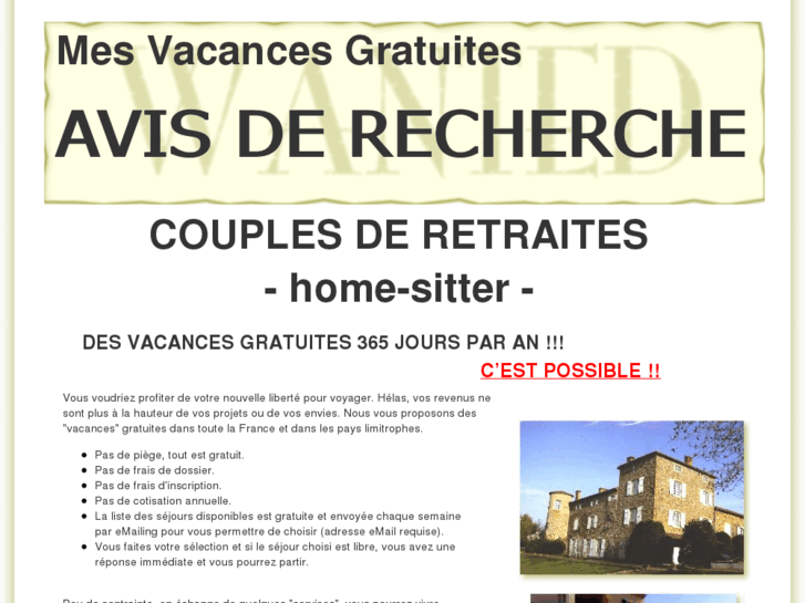 www.vosvacancesgratuites.com