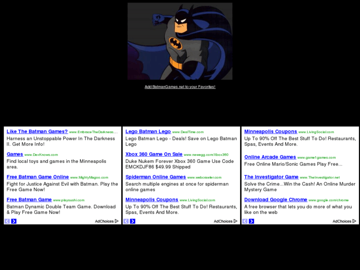 www.batmangames.net