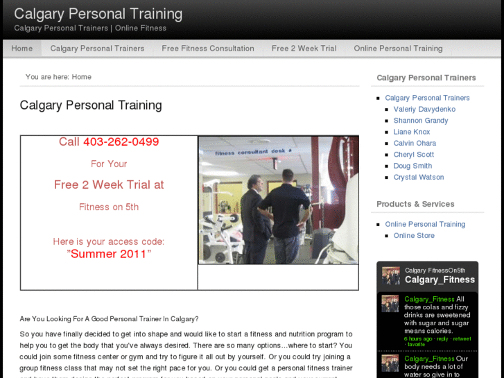 www.calgarypersonaltraining.net