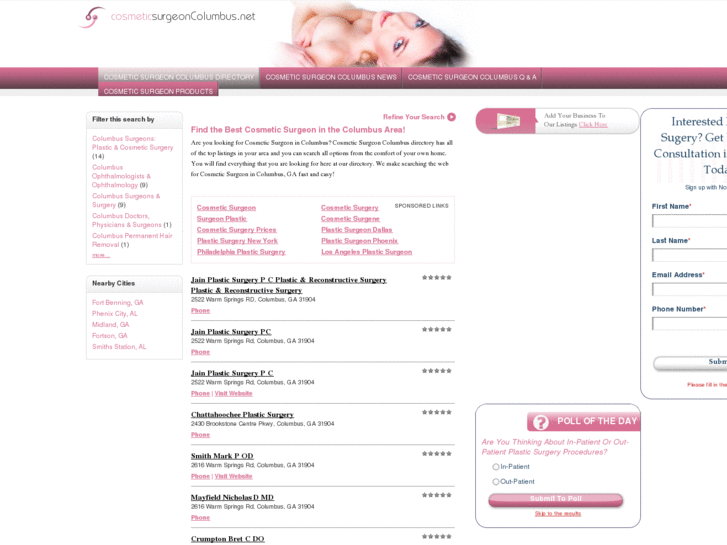 www.cosmeticsurgeoncolumbus.net
