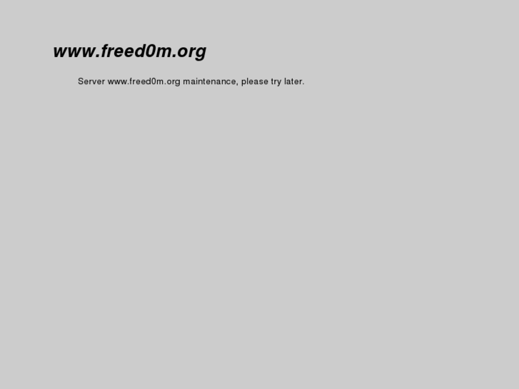 www.freed0m.org