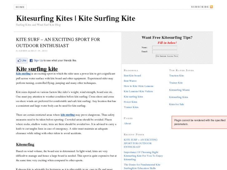 www.kitesurfingkites.org