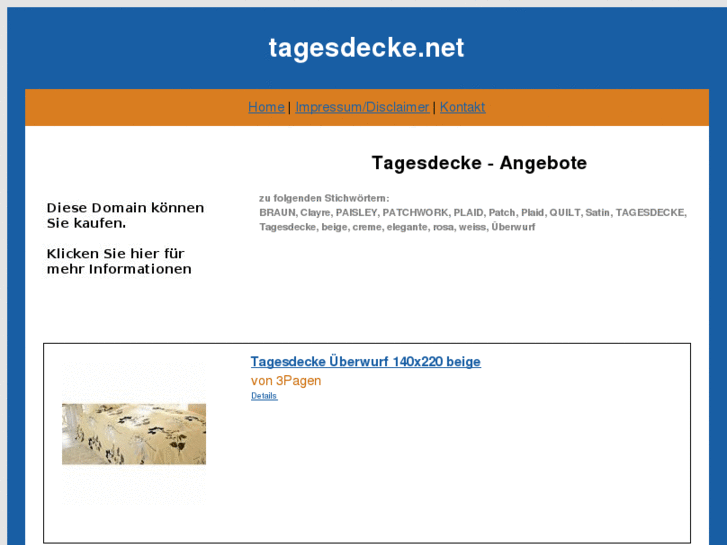 www.tagesdecke.net