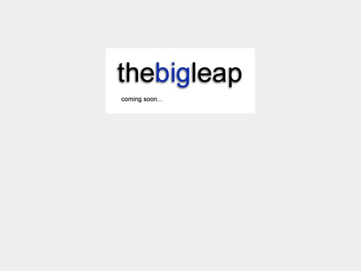 www.thebigleap.org