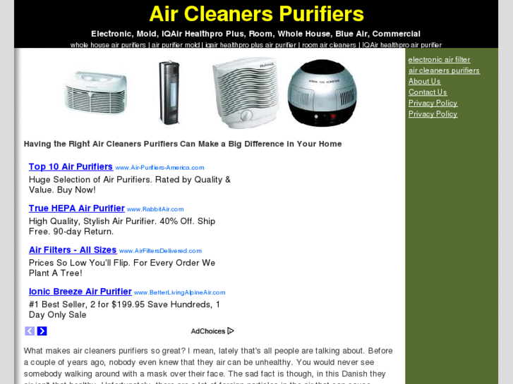 www.aircleanerspurifiersshop.net