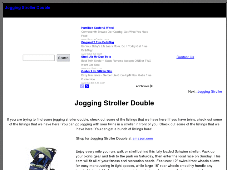 www.joggingstrollerdouble.com