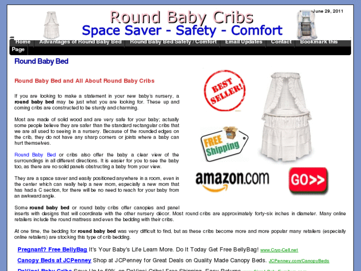 www.roundbabybed.com