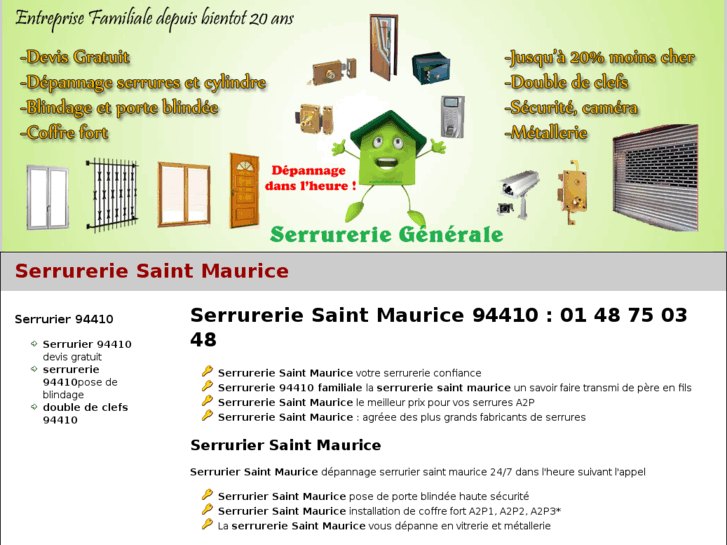 www.serrureriesaintmaurice.net