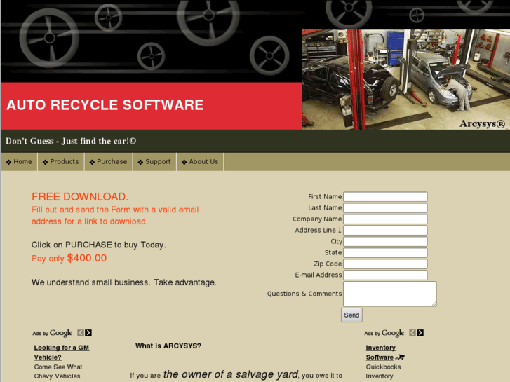 www.autorecyclesoftware.com