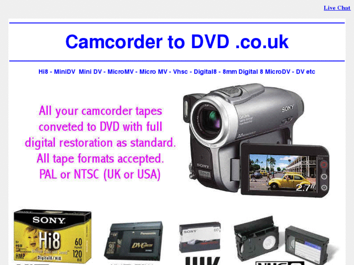 www.camcordertodvd.co.uk