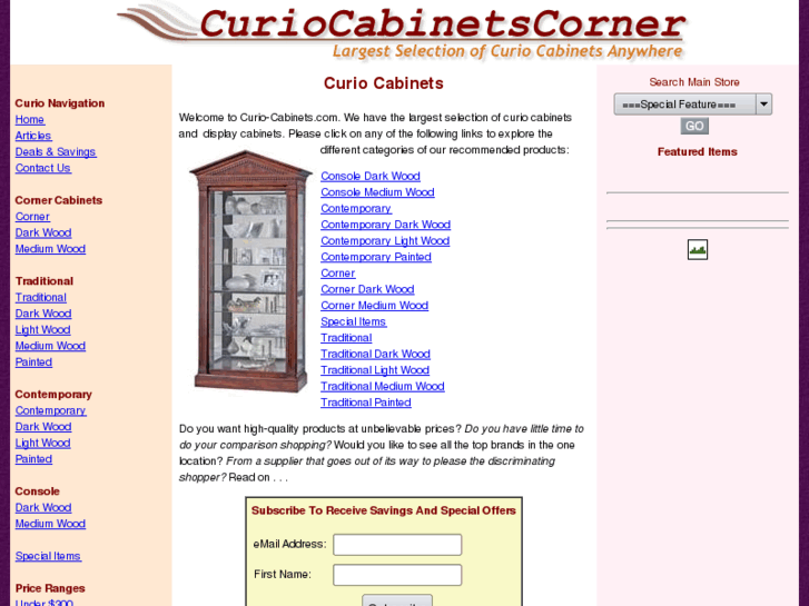 www.curio-cabinets.com