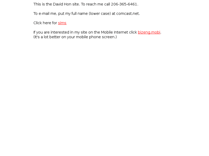 www.davidhon.net