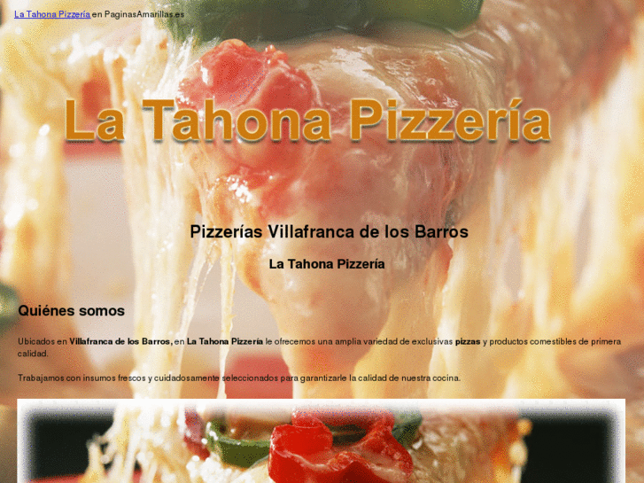 www.latahonapizzeria.com