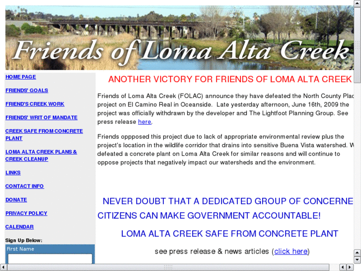 www.lomaaltacreek.org