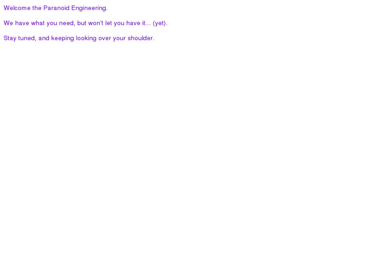 www.paranoidengineering.com