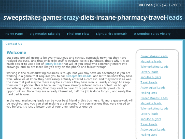 www.sweepstakes-games-crazy-diets-insane-pharmacy-travel-leads.com