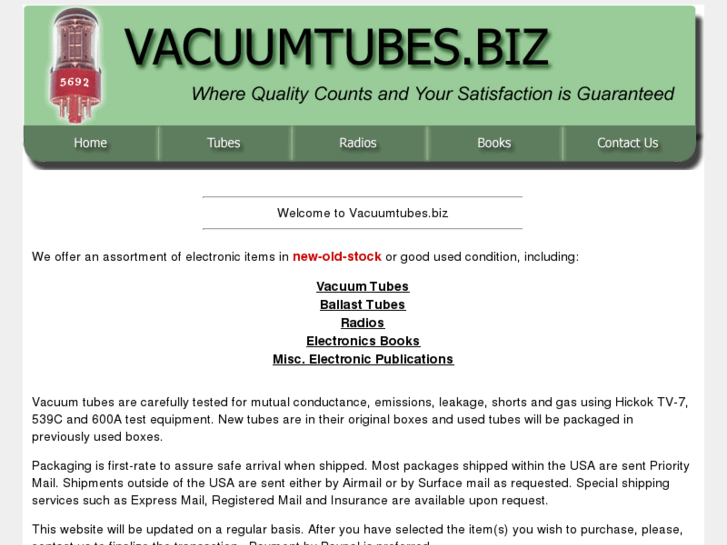 www.vacuumtubes.biz