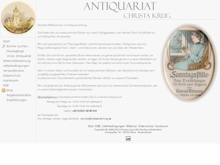 www.antiquariat-krug.de