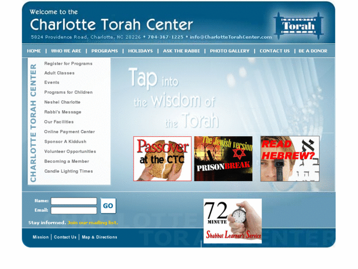 www.charlottetorahcenter.com