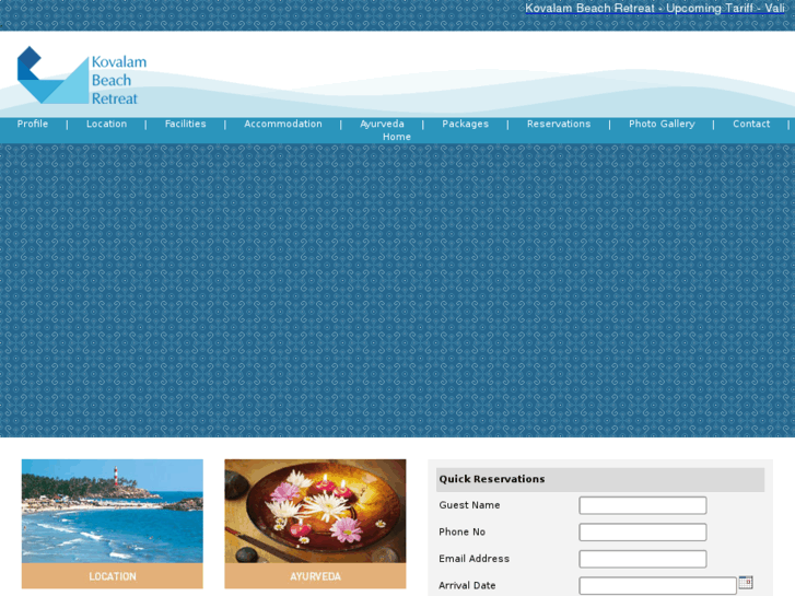 www.kovalambeachretreat.com