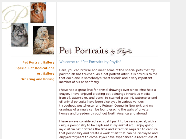 www.petportraitsbyphyllis.com