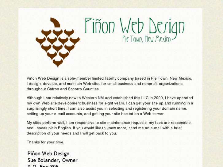 www.pinonwebdesign.com