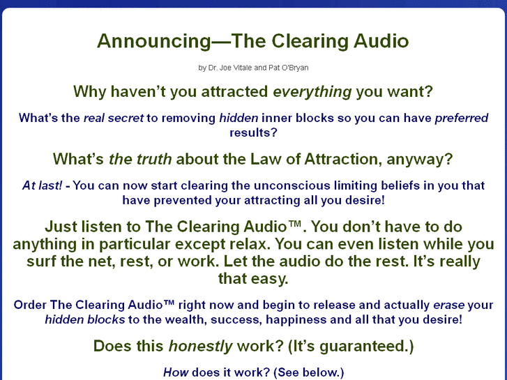 www.theclearingaudio.com