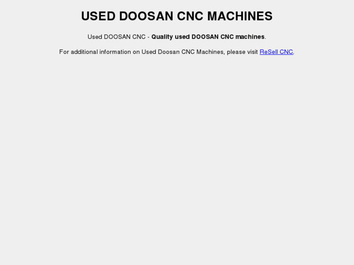 www.usedcncdoosan.com