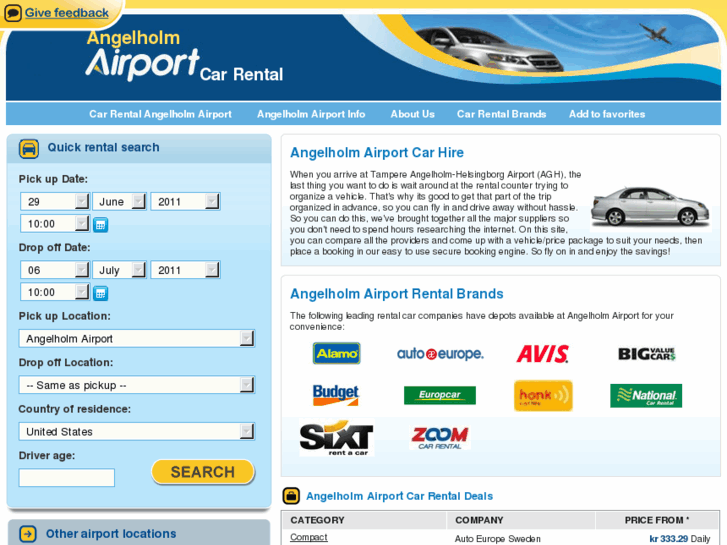 www.angelholmairportcarhire.com