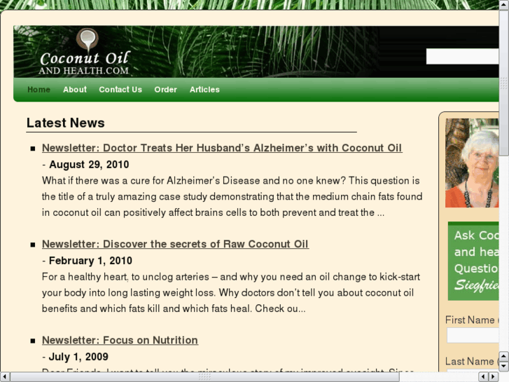 www.coconutoilandhealth.com