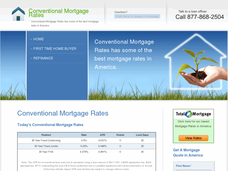 www.conventionalmortgagerates.net