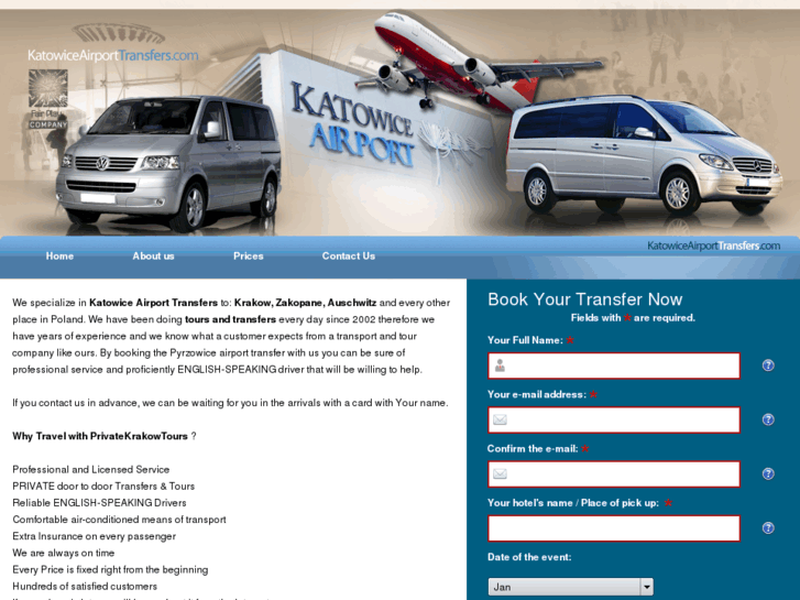 www.katowiceairporttransfers.com