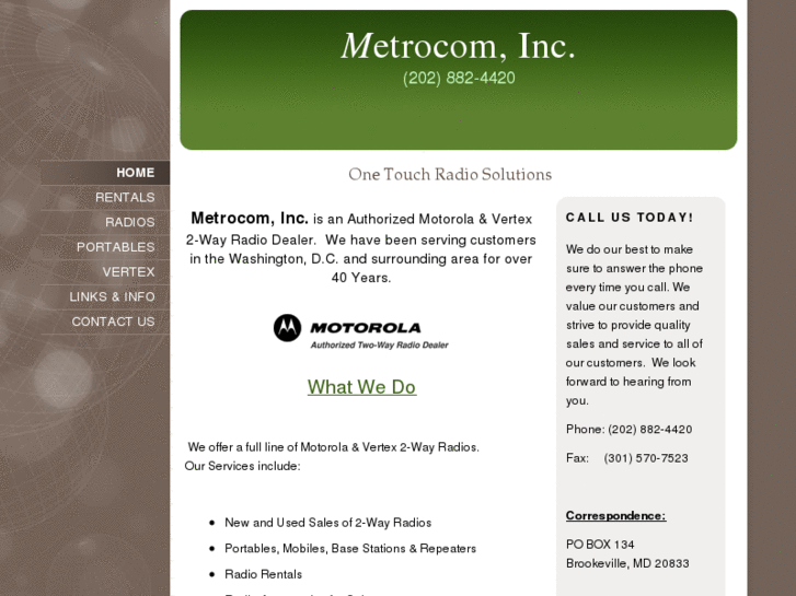 www.metrocomdc.com