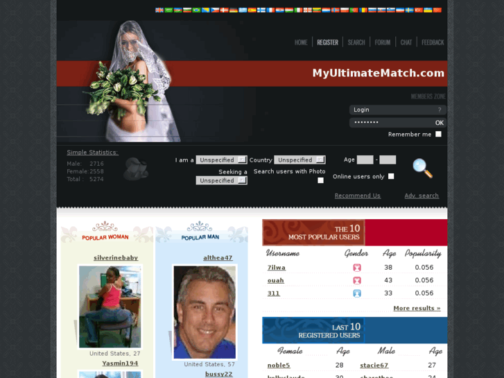 www.myultimatematch.com