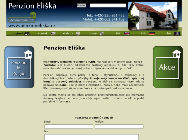 www.penzioneliska.cz