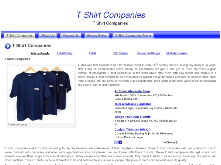 www.tshirtcompanies.org